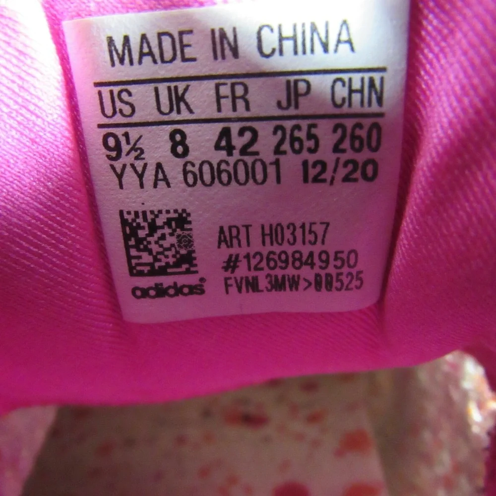 ADIDAS UltraBoost 4.0 DNA /Cloud White & Pink Running Shoes Women's Size‎ 9.5